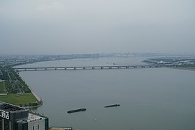 20180430从远处俯瞰钱江二桥和钱江铁路新桥.jpg
