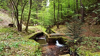 The Breitenbach near the mill well