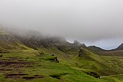 A view of The Quiraing in Isle of Skye, Scotland, in August 2021.