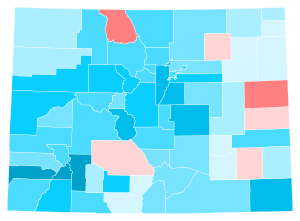 2022 Colorado gubernatorial election swing map by county.svg