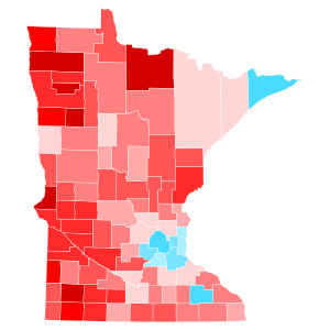 2022 Minnesota state auditor election trend map by county.svg