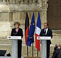 Merkel und Hollande in Reims, 2012