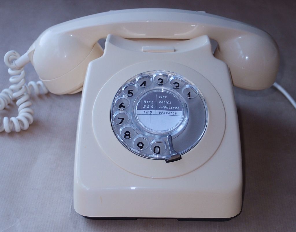 Have you ever used a Rotary telephone? 1024px-746_telephone_in_ivory