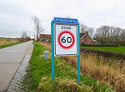 Der Kloosterweg in Aagtekerke erinnert an das untergegangene Kloster