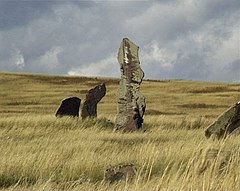 A megalith near the village of Safronov, Khakassia.