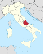 mappa Abruzzo rispetto allo Stato