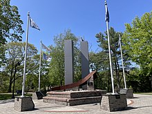 Absecon 9/11 Memorial in Absecon, New Jersey Absecon 9-11 Memorial in Heritage Park.jpeg