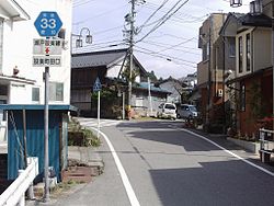Aichi Prefectural Road 33 in Shitara