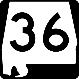 <span class="mw-page-title-main">Alabama State Route 36</span> State highway in Alabama, United States