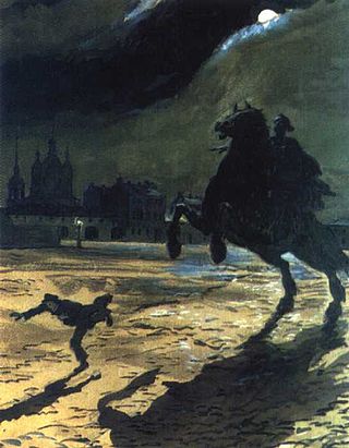 <i>The Bronze Horseman</i> (poem) 1837 poem by Alexander Pushkin