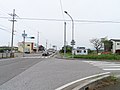 起点の雨降野交差点（豊郷町）