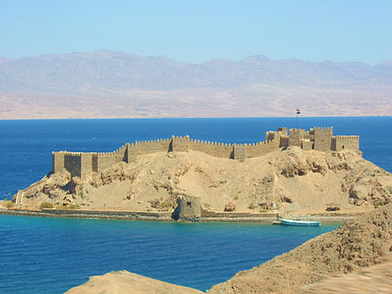 Salah El-Din castle on Pharaoh's Island.