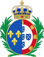 Descripción de la imagen Escudo de armas Marie des Neiges de Portugal.svg.