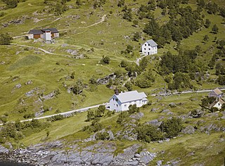 Askrova Chapel Church in Sogn og Fjordane, Norway