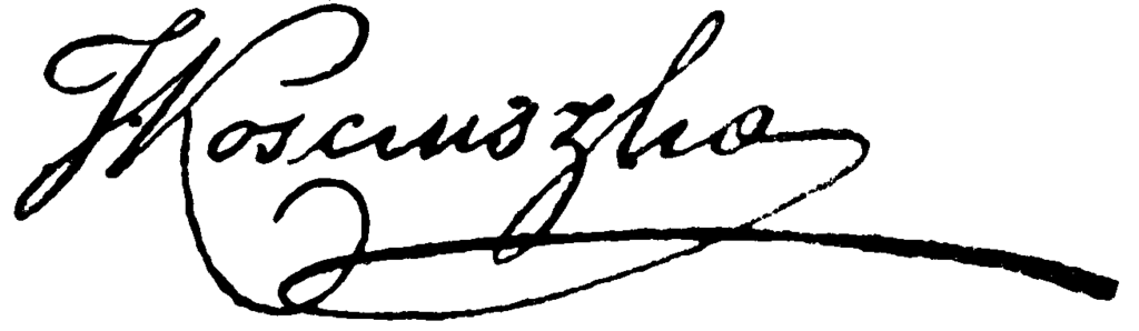 Andrzej Tadeusz Bonawentura Kościuszko 1024px-Autograph-TadeuszKosciuszko