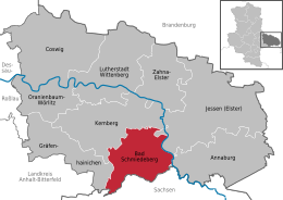 Bad Schmiedeberg - Carte