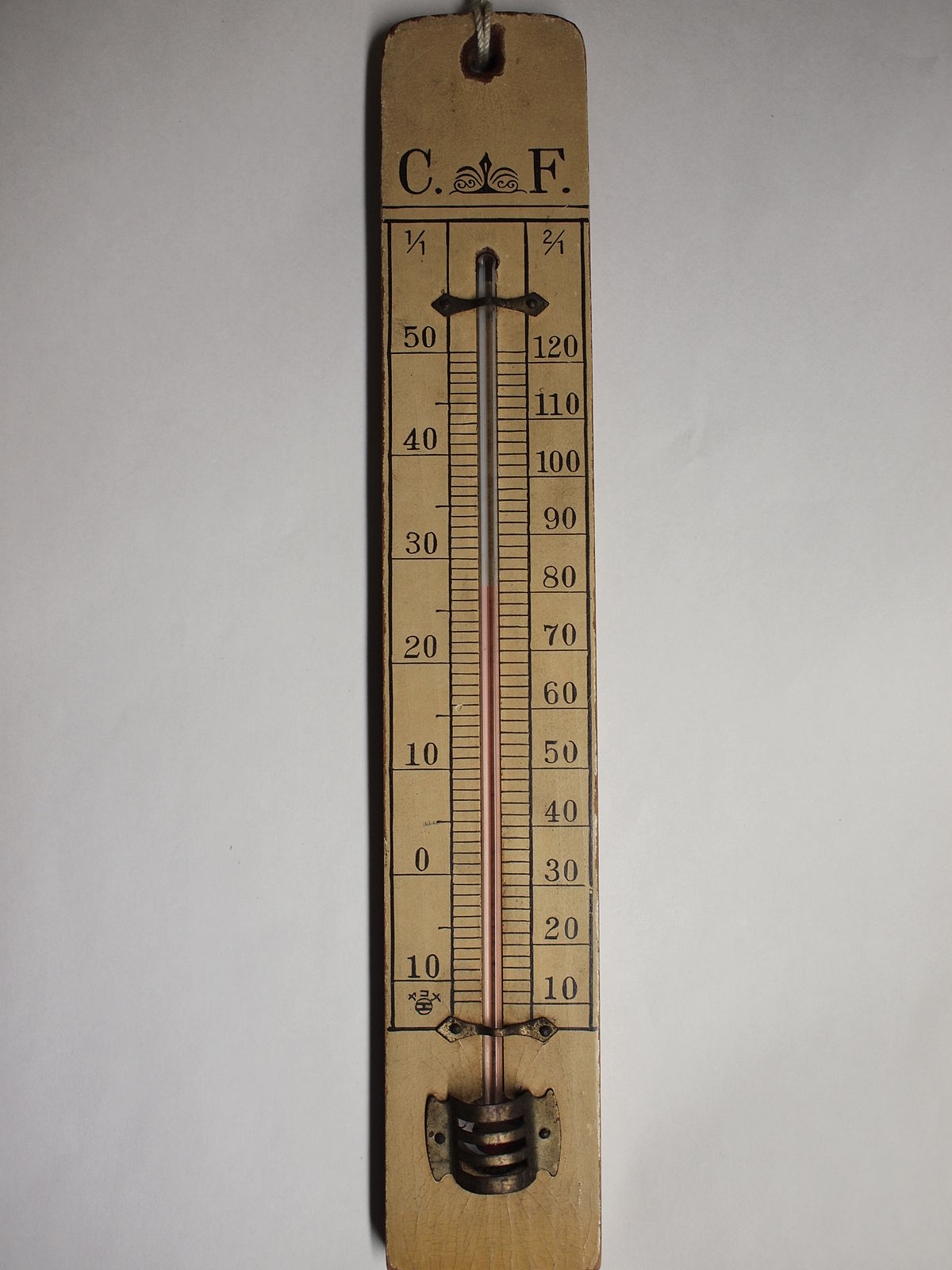 Thermomètre analogique Celsius / Fahrenheit