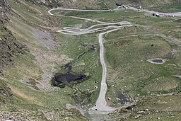 Vy från passet mot Andorra