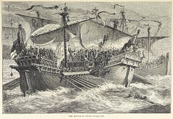 Illusztráció az 1873-ban megjelent British Battles on Land and Sea 1. kötetéből