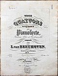 Thumbnail for Piano Quartets (Beethoven)