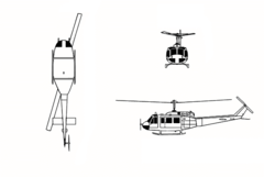 Tekening fan trije kanten (Modell 205)