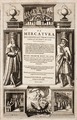Bartolus de Saxoferrato at the left on the title page of Benvenutus Straccha (Benvenuto Stracca) : De mercatura decisiones, 1671