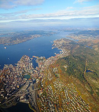 <span class="mw-page-title-main">Bergen landdistrikt</span> Former municipality in Hordaland, Norway