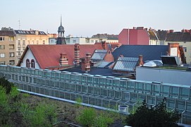 Rooftop view in Berlin-Neukölln
