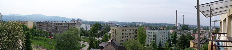 File:Bielsko-Biała from Magura Hostel2.JPG