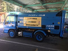 Bio Powered Rotary press garbage truck 02.jpg