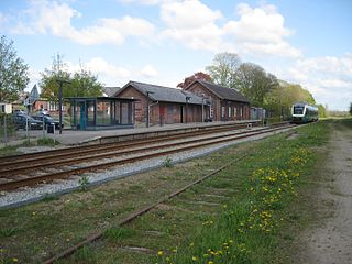 <span class="mw-page-title-main">Bording railway station</span> Railway station in Jutland, Denmark