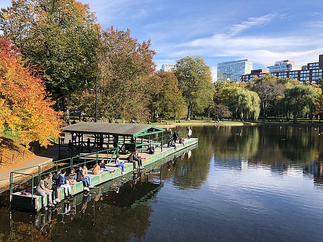 Boston Public Garden, the second "jewel" of the Emerald Necklace