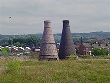 Disused bottle kilns from one of the factories Bottle Kilns at old Johnson Brother Works - geograph.org.uk - 343832.jpg