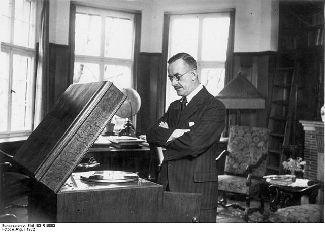 Thomas Mann, écrivain, lauréat du prix Nobel de littérature en 1929.