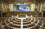 image :Salle du conseil national au palais fédéral Berne