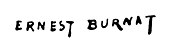 signature d'Ernest Burnat
