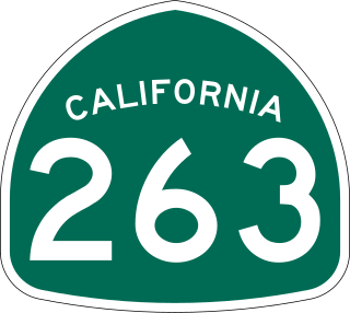 <span class="mw-page-title-main">California State Route 263</span> Highway in California