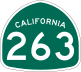 State Route 263 marker