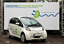 cambio (CarSharing) Electric vehicle in Hamburg and Cologne, Germany Cambio-fleet eMobil.jpg