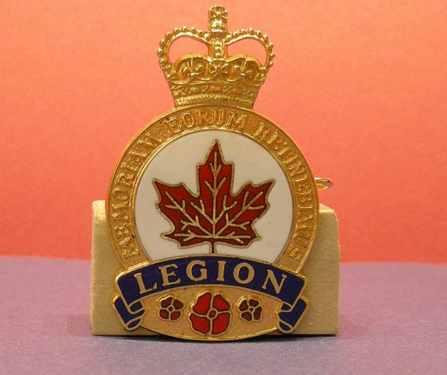 Royal Canadian Legion badge