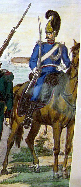 File:Carabinier à cheval of Polish Army of November Uprising.JPG