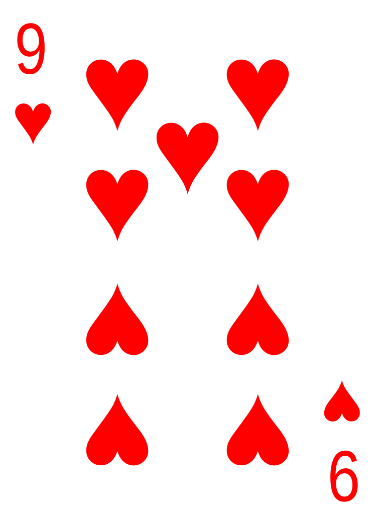 File Cards 9 Heart Svg Wikimedia Commons