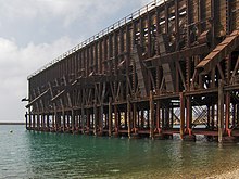 Cable Inglés, cargadero de mineral de estilo ecléctico en construido 1904