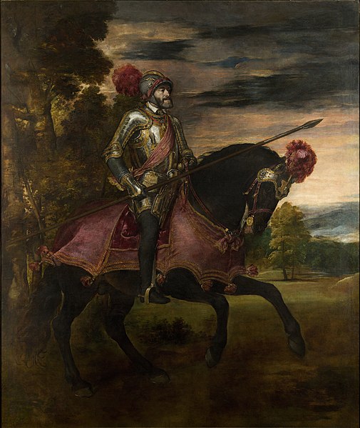 File:Carlos V en Mühlberg, by Titian, from Prado in Google Earth.jpg