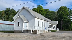 Carp Lake Township Hall in Carp Lake