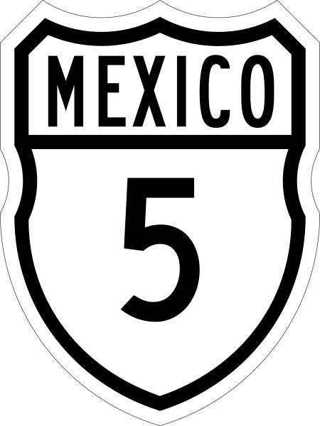 File:Carretera federal 5.svg