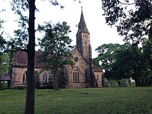 Anglican Church at Pachmarhi was built around 1875 by the British. Catholic Church at Pachmarhi.JPG