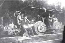 Charming Creek Tramway - lokey crews stop at the sand sheds for lunch.png