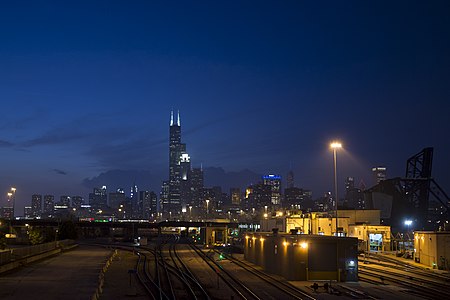 Chicago Skyline at Dusk