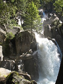 Chilnualna Falls Waterfall in California, United States